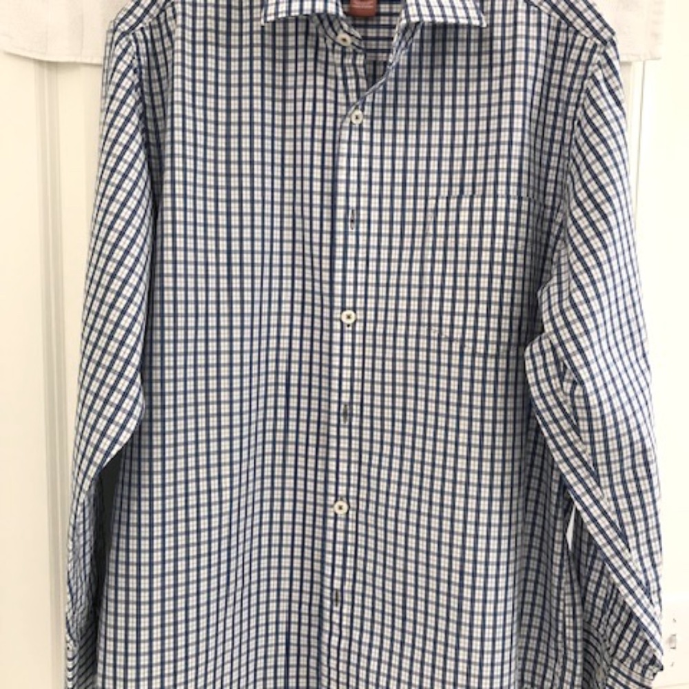Sundance Men's Long Sleeve Button Down Shirt--Size Large